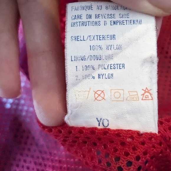 Vtg 90s Columbia Sportswear Omni Tech Windbreaker Jacket Purple Teal Mens S - Picture 11 of 15